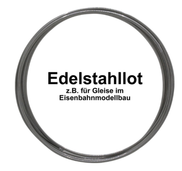 LZVA5 - VA-LOT 1m - Ø1 mm Edelstahllot (ca.5,5g)